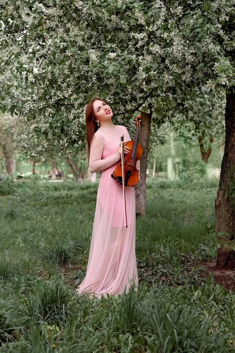 Соло исполнение Анастасии на скрипке 